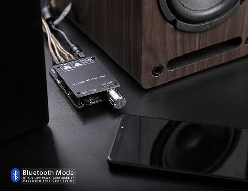 لوحة مضخم صوت بلوتوث مع شريحة TPA3116D2، 50 وات + 50 وات، وحدة ذروة خرج الطاقة من الفئة D لمكبر الصوت اللاسلكي DIY (ZK-502C) in Kuwait