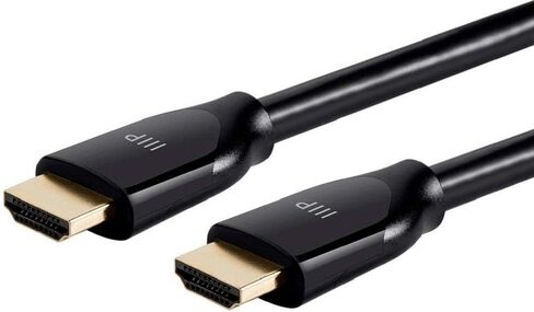 كابل HDMI ممتاز معتمد من Monoprice 115428 - 6 أقدام - أسود، 4K@60 هرتز، HDR، 18 جيجابت في الثانية، 28AWG، YUV 4:4:4، دفق فيديو مزدوج، متوافق مع مشغل DVD (عبوة من قطعتين) in Kuwait