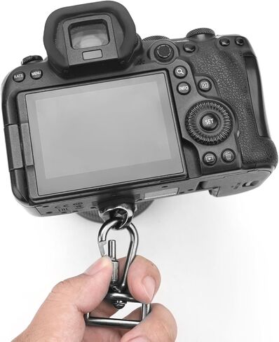 NQEUEPN 2 قطعة براغي معدنية سريعة التركيب، مجموعة خطاف حزام الكتف لكاميرا SLR براغي تثبيت الكاميرا 1/4 برغي محول حزام الكاميرا لملحقات حزام الكتف لرقبة الكاميرا in Kuwait