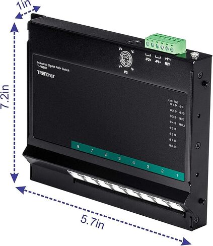 TRENDnet TI-PG50F, 5-Port Industrial Gigabit PoE+ in Saudi Arabia