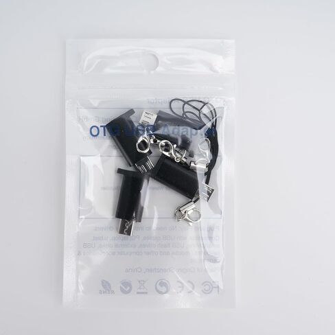 محول Seminer USB C إلى Micro USB (4 حزم)، موصل تحويل من النوع C أنثى إلى Micro USB ذكر مع حبل متوافق مع Samsung Galaxy S7/S7 Edge، وأجهزة Micro USB، أسود in Saudi Arabia