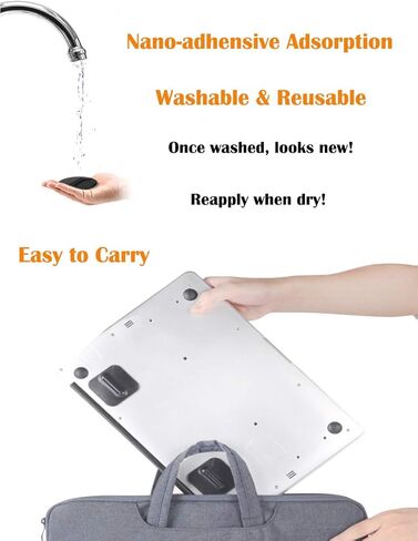 Mini Laptop Stand, Keyboard Riser Stand, Invisible Ergonomic Laptop Holder Stand Riser, Foldable Tablet Pad Phone Stand Lap Cooler for MacBook, Air, Pro, Lenovo, HP More (2PCS) in Kuwait