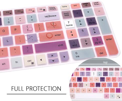 Silicone Keyboard Cover Skin for Logitech MK470 MK580 (Pink Link) in Kuwait