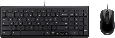 ASUS Chrome OS USB Keyboard and Optical Mouse Combo, Black in Kuwait