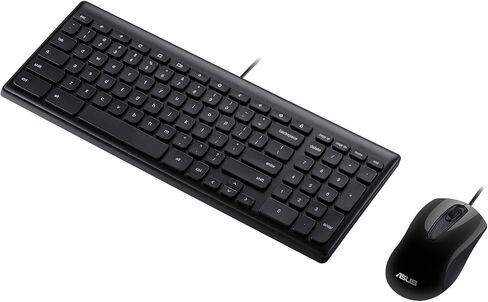 ASUS Chrome OS USB Keyboard and Optical Mouse Combo, Black in Kuwait