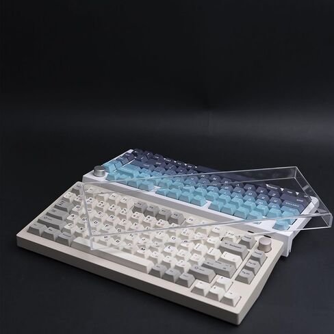 غطاء غبار للوحة مفاتيح الألعاب من GEKUCAP غطاء شفاف للوحة المفاتيح من الأكريليك الفاخر 75 مفتاحًا غطاء لوحة مفاتيح ميكانيكي مضاد للقطط للوحة المفاتيح الميكانيكية للألعاب (320 مم * 135 * 23 مم) in Kuwait