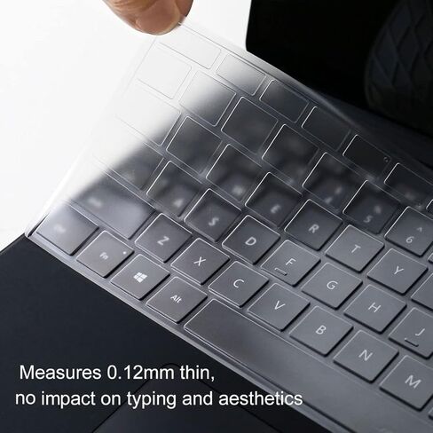 TPU Keyboard Cover for Microsoft Surface Pro 9 /Pro 8 13" - 2022 2021 Release Touchscreen, Microsoft Surface Pro X 13" Keyboard Protector Skin, US(ANSI) Layout in Kuwait