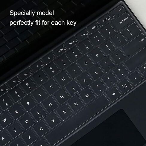 TPU Keyboard Cover for Microsoft Surface Pro 9 /Pro 8 13" - 2022 2021 Release Touchscreen, Microsoft Surface Pro X 13" Keyboard Protector Skin, US(ANSI) Layout in Kuwait