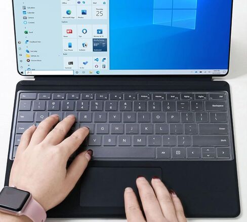 TPU Keyboard Cover for Microsoft Surface Pro 9 /Pro 8 13" - 2022 2021 Release Touchscreen, Microsoft Surface Pro X 13" Keyboard Protector Skin, US(ANSI) Layout in Kuwait