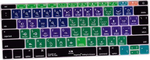 Avid Pro Tools Keyboard Cover Skin for MacBook 12 Inch (No-TouchBar & No-Touch ID) A1534; MacBook Pro 13 Inch A1708 2016[No-TouchBar & No-Touch ID] in Kuwait
