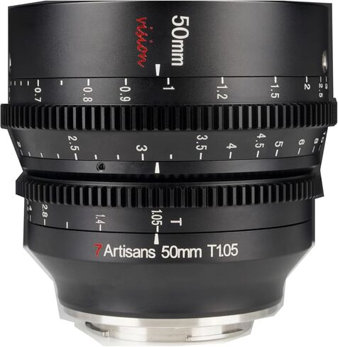 7artisans 50mm T1.05 Cine Lens,Manual Focus Large Aperture for Sony-E-Mount Camera in Saudi Arabia