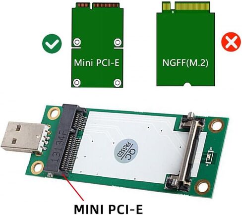 CY Adapter Mini PCI-E Wireless WWAN to USB Adapter Card with SIM Card Slot Module Testing Tools for 3G/4G/5G LTE Wireless Module Modem Card in Kuwait