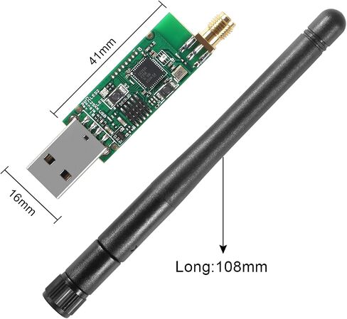 AITIAO 2Pcs Zigbee CC2531 Sniffer USB Dongle Bluetooth 4.0 Wireless Zigbee Analyzer Module with External Antenna in Saudi Arabia