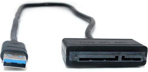 NUZAMAS USB 3.0 إلى SATA SSD محول القرص الصلب، يتصل بأقراص صلبة 2.5"، CD وDVD وكابل محول خارجي مع دعم UASP، كابل 50 سم، موصل المرفق in Saudi Arabia