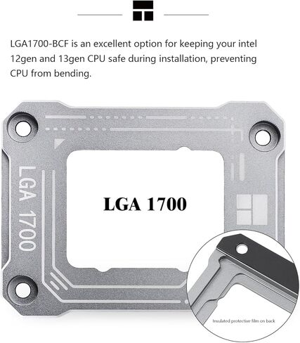 Thermalright Intel 12th/13th Generation LGA1700 Anti-Bending Buckle, Curved Pressure Plate, CPU Fixing Buckle, Fully Fitted and Fixed Without Trace Installation (Gray) in Saudi Arabia
