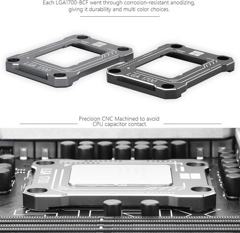 Thermalright Intel 12th/13th Generation LGA1700 Anti-Bending Buckle, Curved Pressure Plate, CPU Fixing Buckle, Fully Fitted and Fixed Without Trace Installation (Gray) in Saudi Arabia
