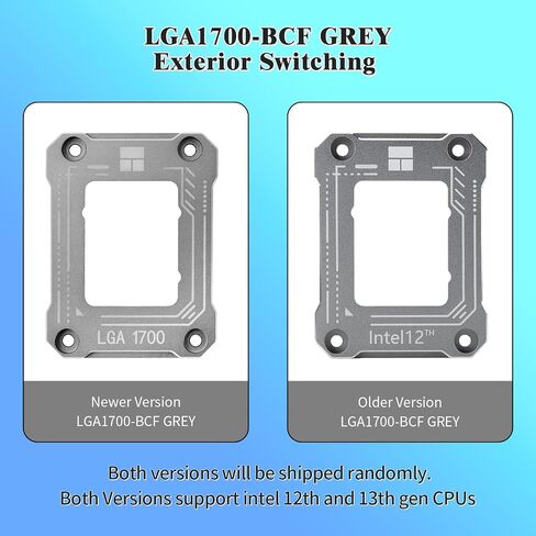Thermalright Intel 12th/13th Generation LGA1700 Anti-Bending Buckle, Curved Pressure Plate, CPU Fixing Buckle, Fully Fitted and Fixed Without Trace Installation (Gray) in Saudi Arabia