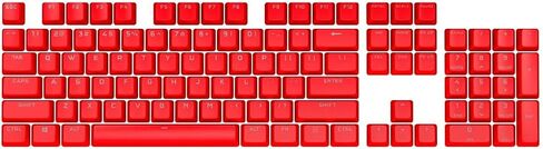 CORSAIR PBT DOUBLE-SHOT PRO Keycap Mod Kit – Double-Shot PBT Keycaps – Arctic White – Standard Bottom Row – Textured Surface – 1.5mm-Thick Walls – O-ring Dampeners (CH-9911040-NA) in Kuwait