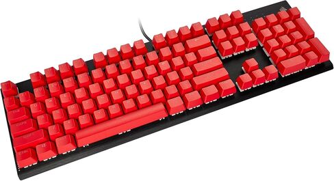 CORSAIR PBT DOUBLE-SHOT PRO Keycap Mod Kit – Double-Shot PBT Keycaps – Arctic White – Standard Bottom Row – Textured Surface – 1.5mm-Thick Walls – O-ring Dampeners (CH-9911040-NA) in Kuwait