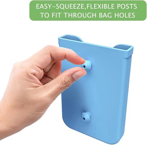 EASYDOG Silicone Phone Holder Compatible with Bogg Bag, Soft Silicone Charm Insert Accessories and Attachment for Bogg Beach Bags, Generic & Portable Size Fits for iPhone and Android Phones-Blue in Kuwait