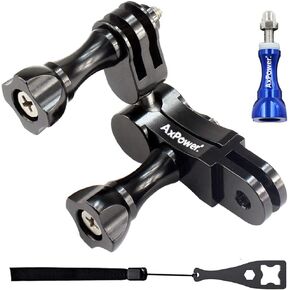 ذراع أكسباور دوار 360 درجة لـ جو برو 3 4 5 6 7 محول كرة دوارة من سبيكة الألومنيوم حامل ملحقات لكامبارك ACT76 AKASO EK7000 كاميرا رياضية Apeman in Kuwait