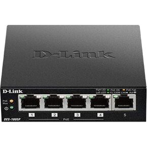 D-Link PoE Switch, 16 18 Port Ethernet Unmanaged w/ 2 1000BASE-T/SFP Gigabit Combo Port Desktop or Rackmount 10/100 246.4W PoE Budget (DES-1018MP) in Kuwait