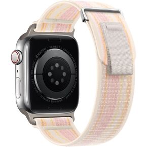 Eweison Sport Trail Loop Strap Compatible for Apple Watch Band 38mm 40mm 41mm 42mm 44mm 45mm 49mm for Women Men,Adjustable Breathable Nylon Braided Wristband for iWatch Series Ultra 9 8 7 6 5 4 3 2 1 SE