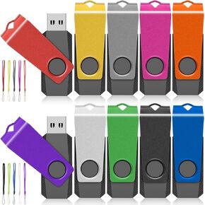 1GB USB Flash Drive 100 Pack AGECASHUSB Drives Bulk Memory Stick | Flash Drives USB 2.0 Thumb Drives Jump Drive Multipack with Lanyard - 1GB Blue 100Pack in Saudi Arabia