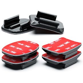 خوذة تثبيت لاصقة من Wealpe مع شريط لاصق 3M متوافق مع GoPro Hero 11، 10، 9، 8، 7، Max، Fusion، 6، 5، 4، Session، 3+، 3، 2، 1 كاميرات in Kuwait