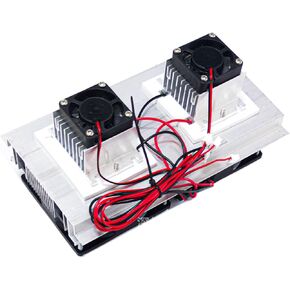DC12V 120W ثنائي النواة الحرارية بلتيير تبريد نظام التبريد بلتيير عدة مع طقم تبريد تبريد الطاقة لتبريد المساحات الصغيرة