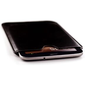 حافظة Dockem التنفيذية لجهاز Samsung Galaxy Tab S3 9.7 (أيضًا S2 9.7): حافظة كمبيوتر لوحي من الجلد الصناعي - حقيبة نحيفة وبسيطة واحترافية مع بطانة من الألياف الدقيقة (بني داكن) in Kuwait