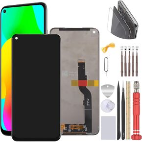 او كولر مجموعة محول رقمي لشاشة LCD تعمل باللمس تي سي ال 10L T780H T770 T770B T770H PLEX T780 6.53 انش مع ادوات (اسود) in Kuwait