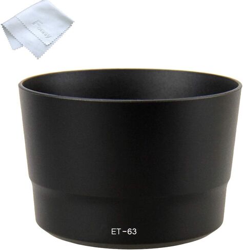 Fotasy Dedicated Bayonet Lens Hood, Compatible with Canon EF-S 55-250mm f/4-5.6 IS STM Lens, 55-250mm IS STM Lens Hood, ET63, replacement of ET-63 Lens Hood in Saudi Arabia
