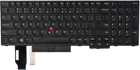 US Layout Replacement Keyboard for Lenovo ThinkPad E580 E585 L580 E590 E595 L590 T590 P52 P72 P53 P73 (NO P52S) Laptop (NO Backlit) in Saudi Arabia