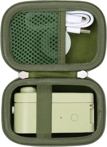 khanka Hard Travel Case Compatible with MakeID Label Maker Machine, Case Only (White) in Saudi Arabia