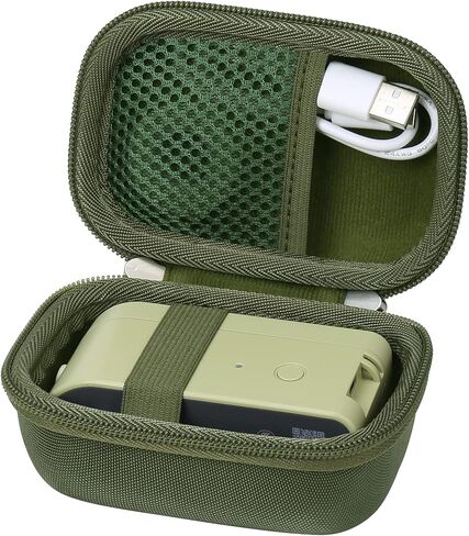 khanka Hard Travel Case Compatible with MakeID Label Maker Machine, Case Only (White) in Saudi Arabia