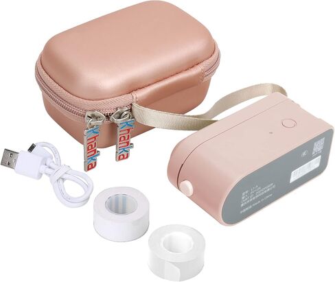 khanka Hard Travel Case Compatible with MakeID Label Maker Machine, Case Only (White) in Kuwait