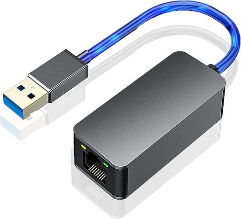 محول إيثرنت USB 2.5G، محول شبكة XRR USB 3.0 إلى RJ45 LAN، محول الشبكة RTL8156B لنظام التشغيل Mac OS، Windows، Linux Backward متوافق مع 2500/1000/100 ميجابت في الثانية مثالي للألعاب in Kuwait