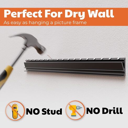 Fulifix No Stud TV Mount for All Brand 22-55Inch TVs, Universal Studless TV Drywall Mount Bracket for Flat Screen TVs, Low Profile, Loading Capacity 100lbs, Vesa 200x100 to 400 x 400mm in Kuwait