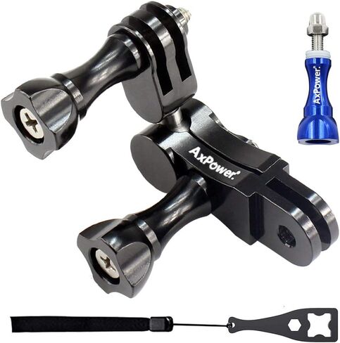 ذراع أكسباور دوار 360 درجة لـ جو برو 3 4 5 6 7 محول كرة دوارة من سبيكة الألومنيوم حامل ملحقات لكامبارك ACT76 AKASO EK7000 كاميرا رياضية Apeman in Kuwait