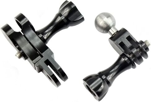 ذراع أكسباور دوار 360 درجة لـ جو برو 3 4 5 6 7 محول كرة دوارة من سبيكة الألومنيوم حامل ملحقات لكامبارك ACT76 AKASO EK7000 كاميرا رياضية Apeman in Kuwait