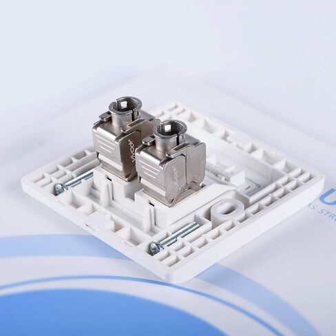 5 قطع Cat8 كيستون جاك، Cat8 RJ45 STP أداة أقل نوع سبائك الزنك وحدة محمية كيستون مهايئ الرافعة 40 جيجابت وحدات جاك in Kuwait