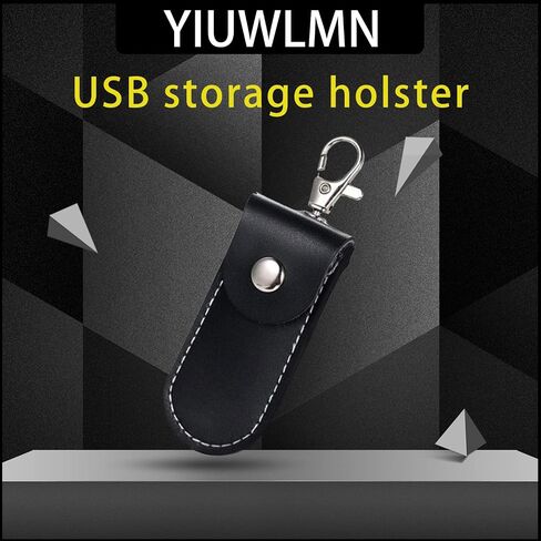 Pink USB Flash Drive Case, USB Protective Leather Case for Yubikey in Kuwait