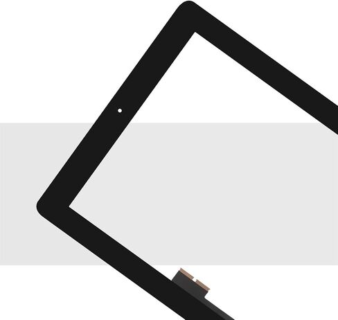 A-MIND for iPad 4 A1458 A1459 A1460 Touch Screen Replacement ，with Free Tool Kits+Screen Protector（ LCD Not Include, No Instructions） for ipad 4 Front Glass Panel Replacement (White) in Saudi Arabia