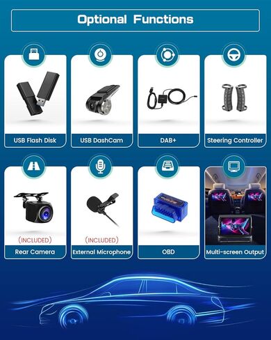 Roinvou Android Car Stereo لـ 2002-2006 Honda CR-V، راديو سيارة CarPlay لاسلكي مدمج مع Android Auto، شاشة لمس 9 بوصات في لوحة القيادة GPS ودعم مرآة Link BT FM WiFi AHD رؤية خلفية SWC in Saudi Arabia