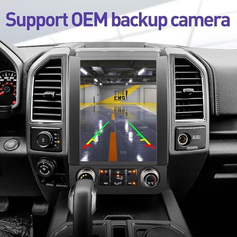 ترقية ستيريو راديو السيارة لسيارة Ford F150 2015 2016 2017 2018 2019 2020 2021، نظام ملاحة Android 13 بشاشة لمس 12.1 بوصة IPS مدمجة في Carplay اللاسلكي ودعم Android Auto DSP in Kuwait