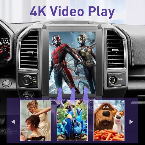 ترقية ستيريو راديو السيارة لسيارة Ford F150 2015 2016 2017 2018 2019 2020 2021، نظام ملاحة Android 13 بشاشة لمس 12.1 بوصة IPS مدمجة في Carplay اللاسلكي ودعم Android Auto DSP in Kuwait