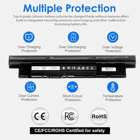 Paverost XCMRD Laptop Battery Replacement: for Dell Inspiron 15 3000 Series Type MR90Y 3521 17 5000 17R 15R 3542 3543 P28F Laptop Battery - 11.1V 58Wh in Kuwait