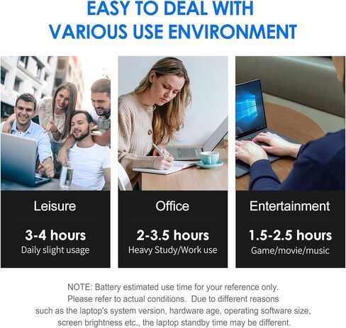 Paverost XCMRD Laptop Battery Replacement: for Dell Inspiron 15 3000 Series Type MR90Y 3521 17 5000 17R 15R 3542 3543 P28F Laptop Battery - 11.1V 58Wh in Kuwait