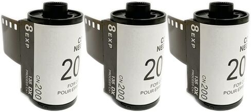 Generic 35MM Camera ISO SO200 Type135 Color Film for Beginners 3 Pack in Saudi Arabia